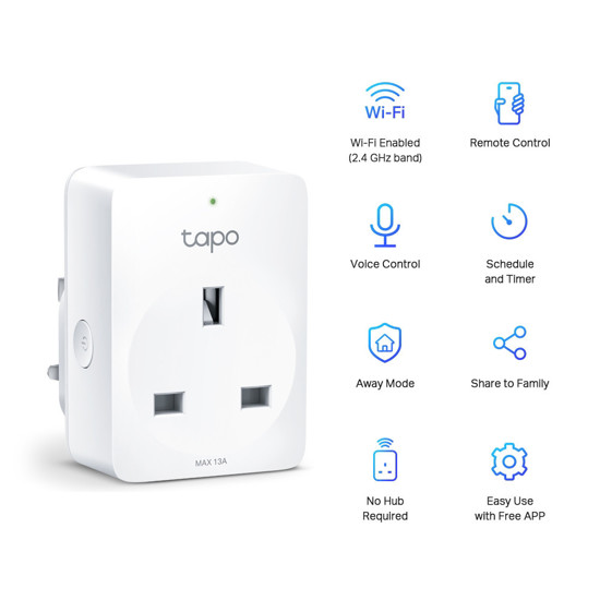 Picture of Tapo Mini Smart Wi-Fi Plug (2 Pack)