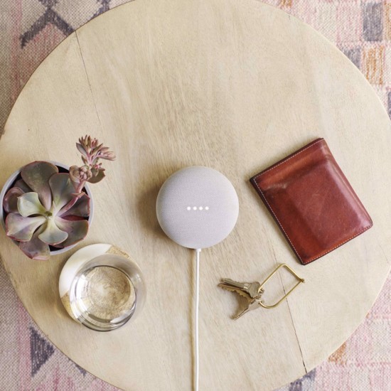 Google Nest Mini on table