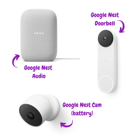 Google Home Security Bundle Products