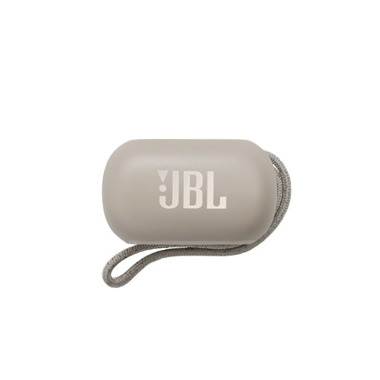 JBL Reflect Flow Pro+ True Wireless Earbuds White from of case
