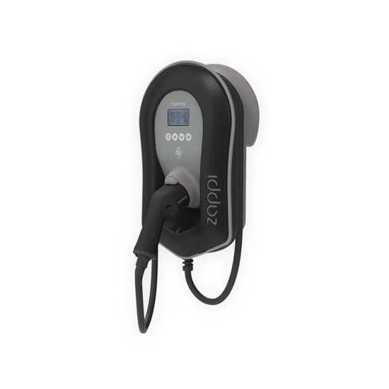 Zappi Tethered 6.5m EV charger with built in hub