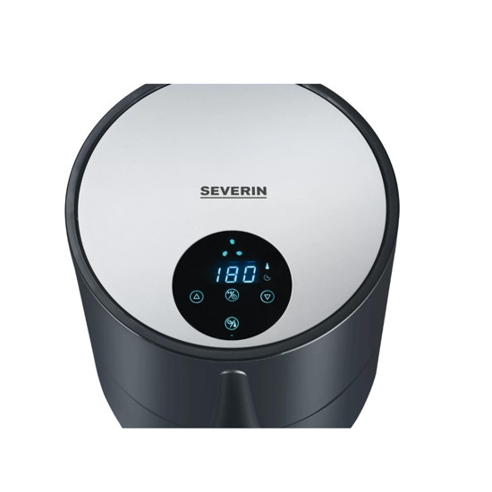 Severin Compact Low-Fat Fryer features an intuitive LED display with touch operation