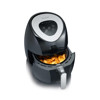 Severin Air Fryer 3.2L in Black with 3.2L basket offers ample space to cook meals for the whole family.