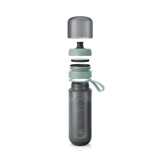 BRITA Active Water Filter Bottle - Dark Green is Dishwasher-safe up to 55° C