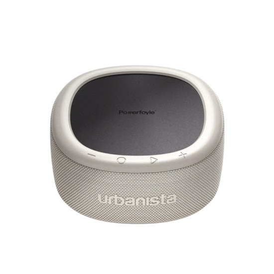 Urbanista Malibu Solar Powered Speaker in Desert Grey has 20h battery reserve