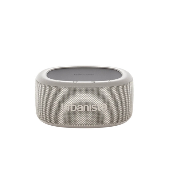 Urbanista Malibu Solar Powered Speaker in Desert Grey has a IP67 dust and waterproof design 