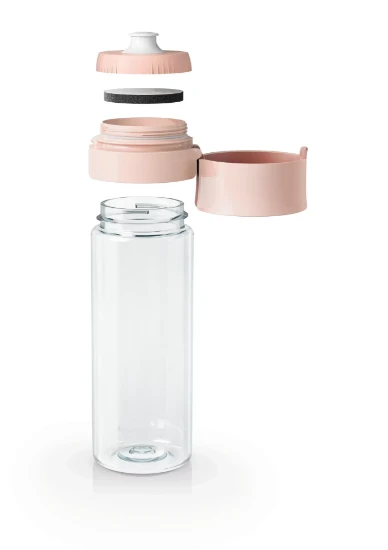 BRITA Vital Apricot Water Filter Bottle- is Dishwasher-safe up to 55° C