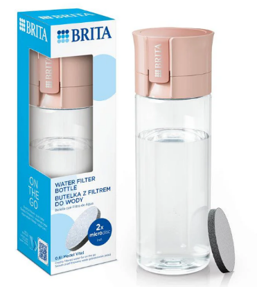 BRITA Vital Apricot Water Filter Bottle