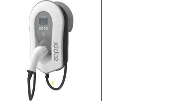 Picture of Myenergi Zappi Tethered Charger with 6.5 Meter Cable and Installation WHITE