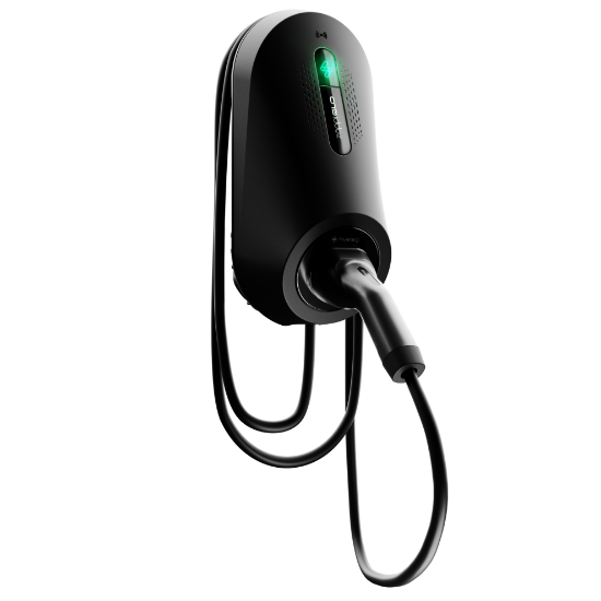 Picture of Standard Zappi GLO 7kW Single Phase Tethered Charger BLACK