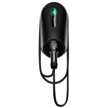Picture of Standard Zappi GLO 7kW Single Phase Tethered Charger BLACK