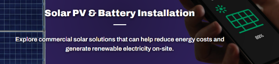 Picture of Solar PV and Battery Installation for your Business